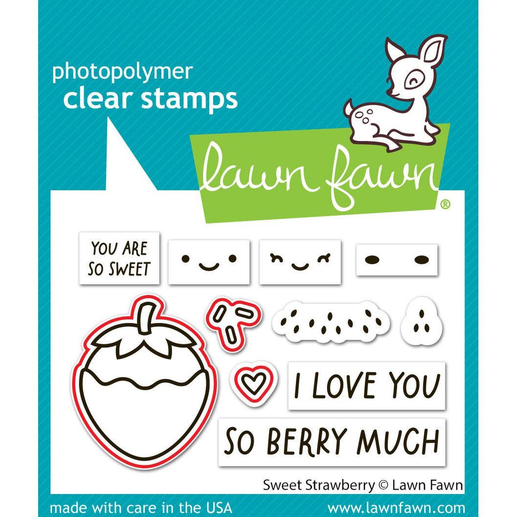 Lawn Fawn - Lawn Cuts - Sweet Strawberry-ScrapbookPal