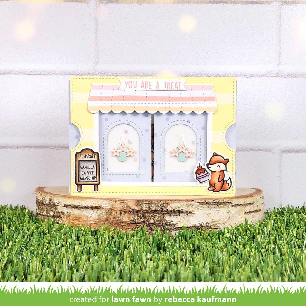 Lawn Fawn - Lawn Cuts - Ta-Da! Diorama! Shop Add-On-ScrapbookPal