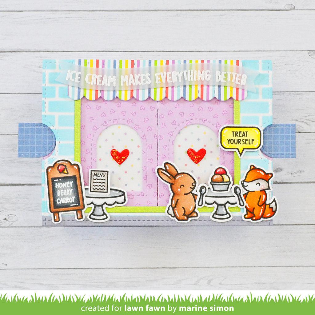 Lawn Fawn - Lawn Cuts - Ta-Da! Diorama! Shop Add-On-ScrapbookPal
