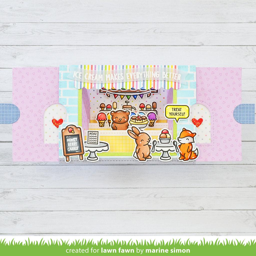 Lawn Fawn - Lawn Cuts - Ta-Da! Diorama! Shop Add-On-ScrapbookPal
