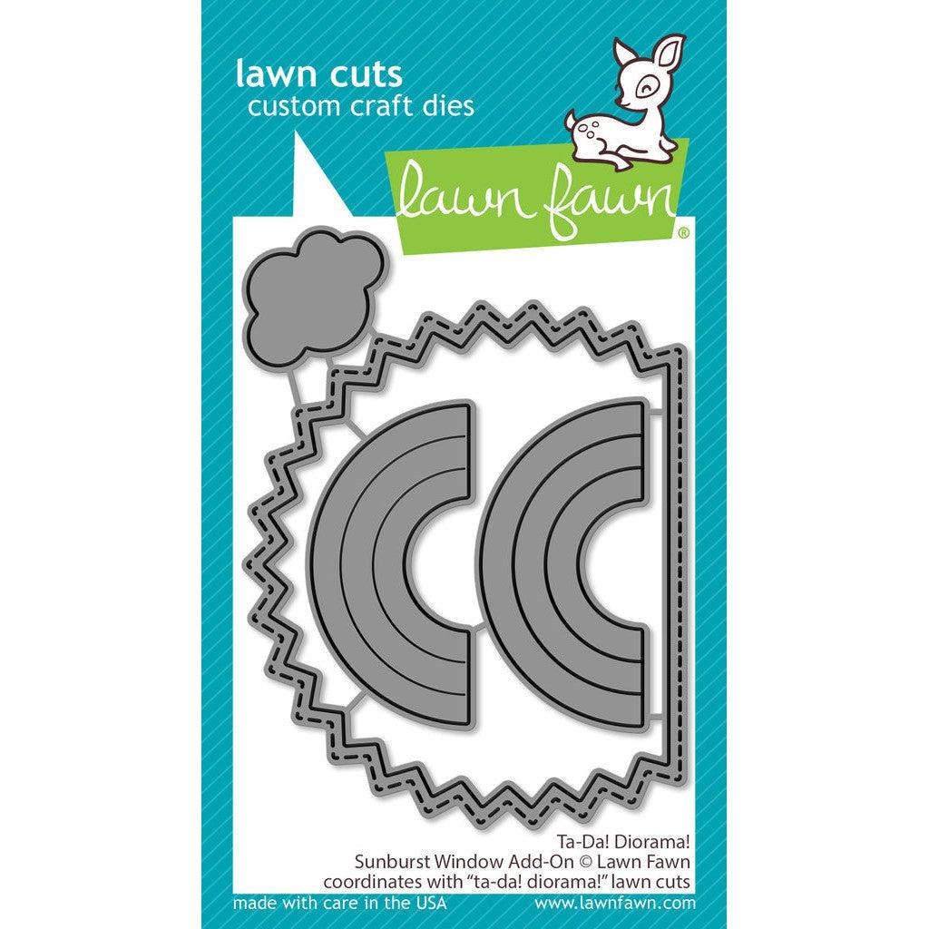 Lawn Fawn - Lawn Cuts - Ta-Da! Diorama! Sunburst Window Add-On-ScrapbookPal