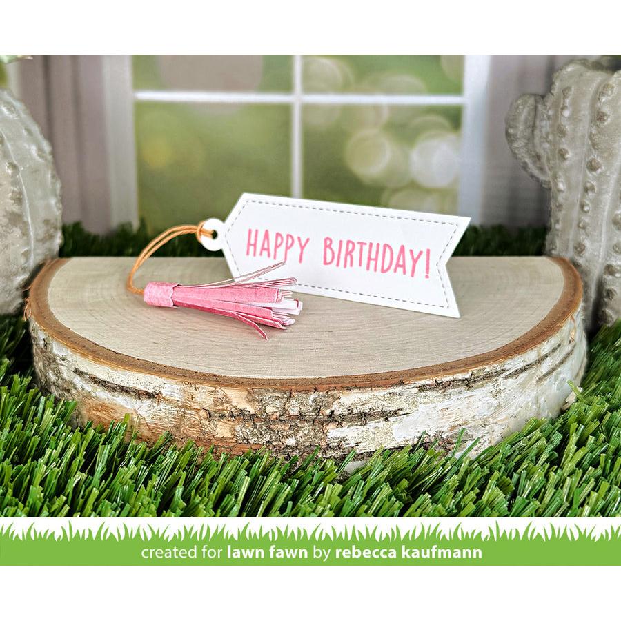 Lawn Fawn - Lawn Cuts - Tassel Tag-ScrapbookPal