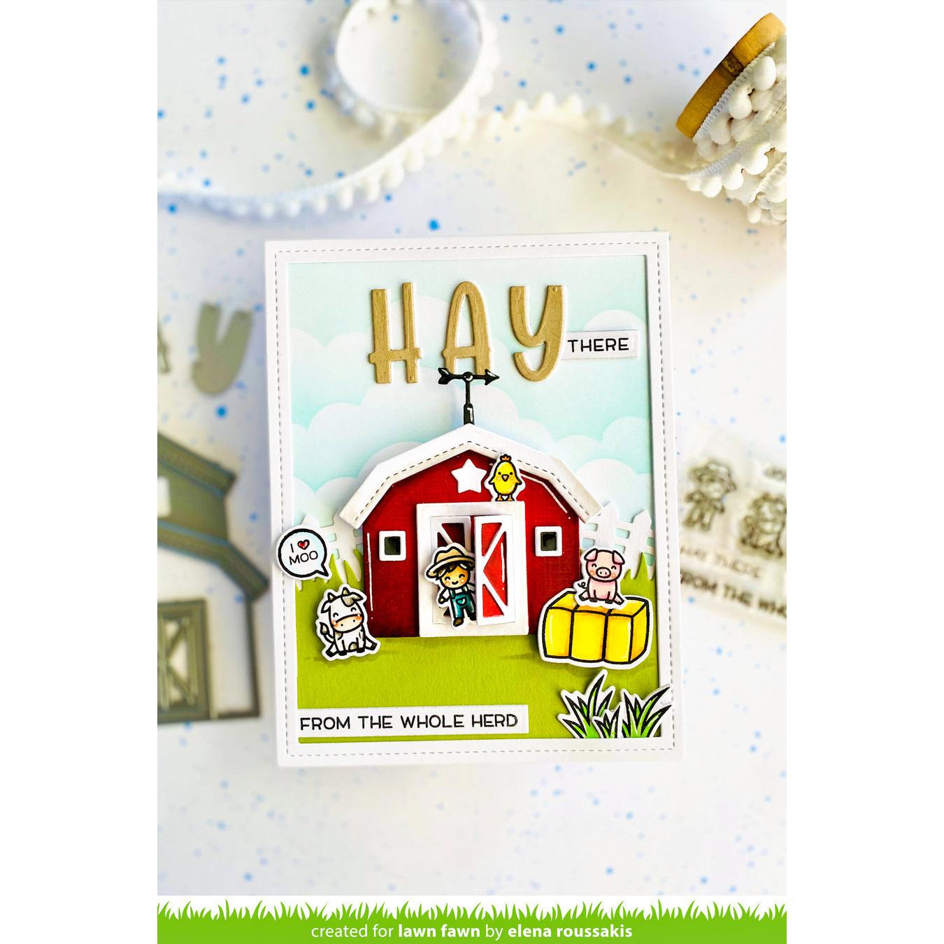 Lawn Fawn - Lawn Cuts - Tiny Farm-ScrapbookPal