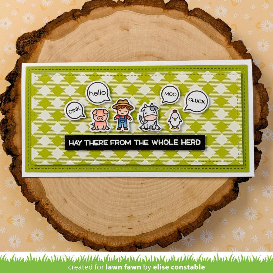 Lawn Fawn - Lawn Cuts - Tiny Farm-ScrapbookPal