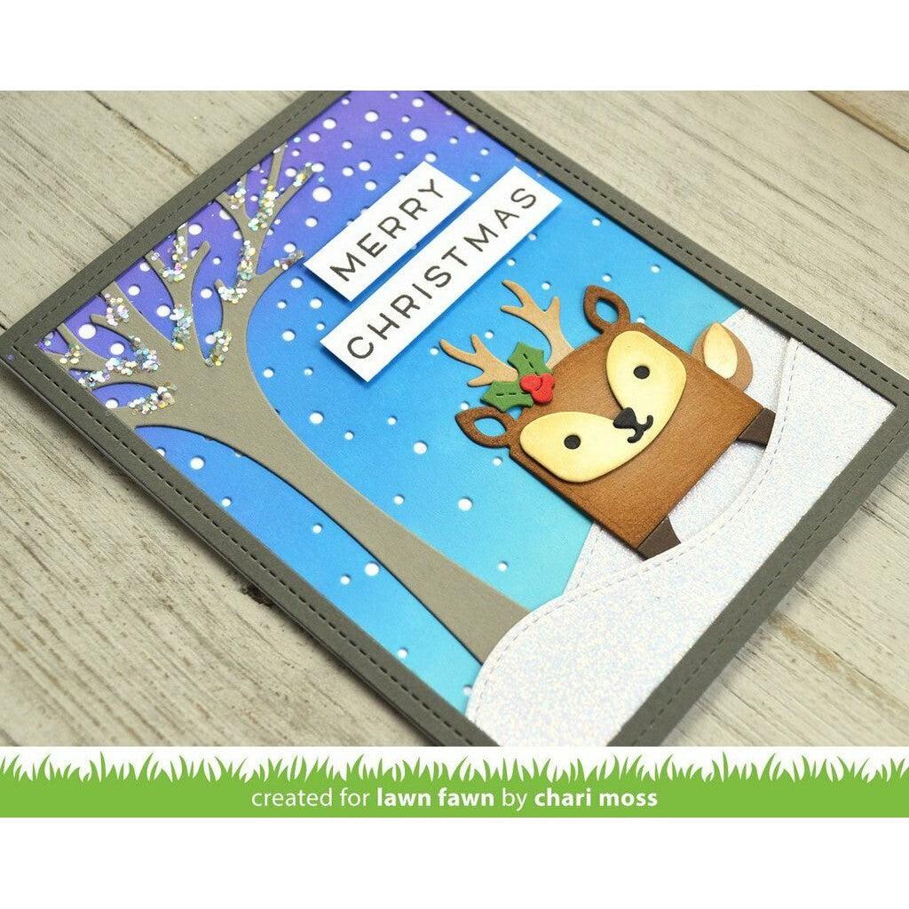 Lawn Fawn - Lawn Cuts - Tiny Gift Box Deer Add-On-ScrapbookPal