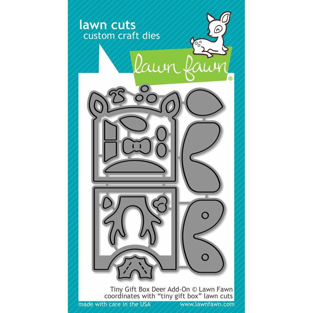 Lawn Fawn - Lawn Cuts - Tiny Gift Box Deer Add-On-ScrapbookPal