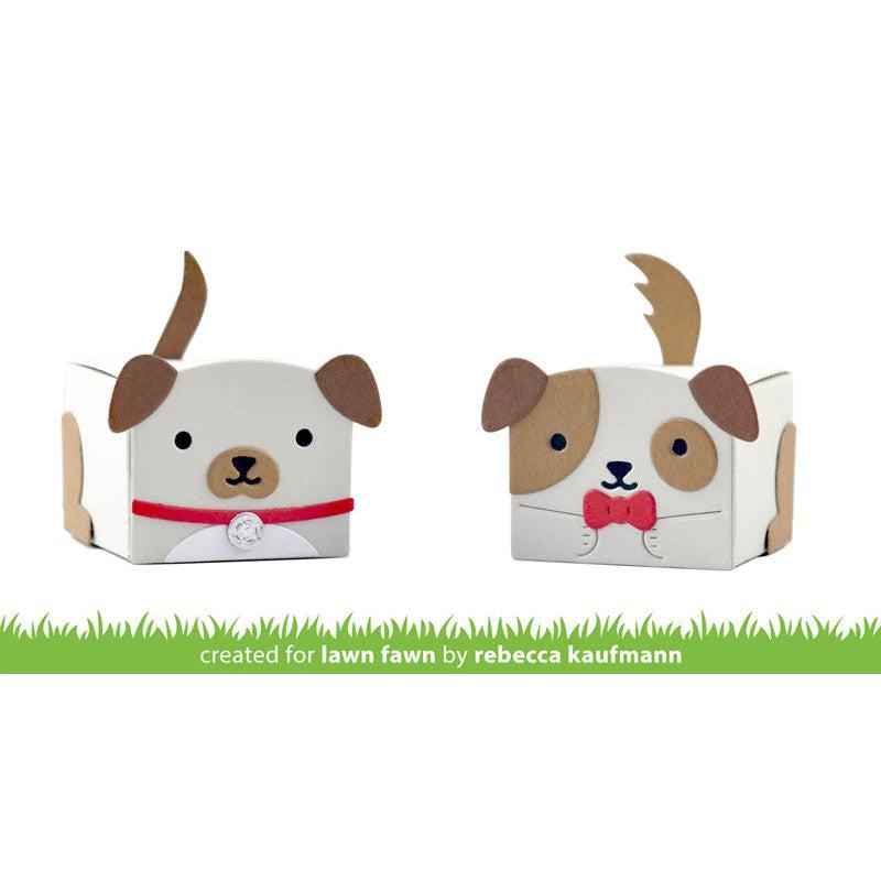 Lawn Fawn - Lawn Cuts - Tiny Gift Box Dog Add-On-ScrapbookPal