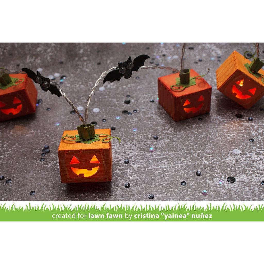 Lawn Fawn - Lawn Cuts - Tiny Gift Box Jack-O'-Lantern Add-On-ScrapbookPal