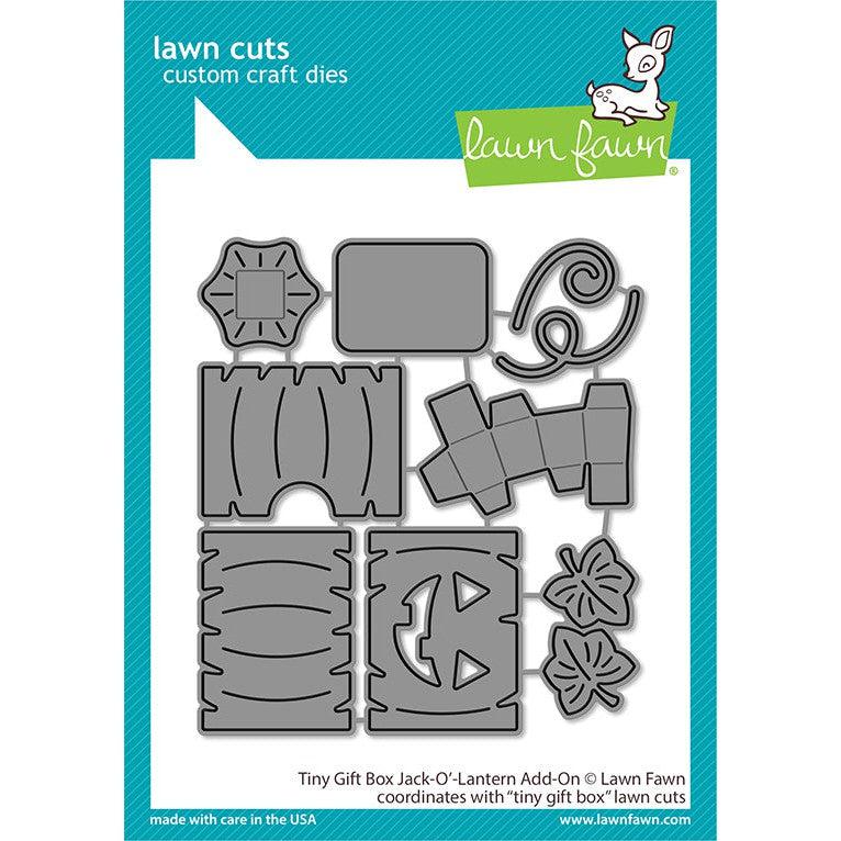 Lawn Fawn - Lawn Cuts - Tiny Gift Box Jack-O'-Lantern Add-On-ScrapbookPal