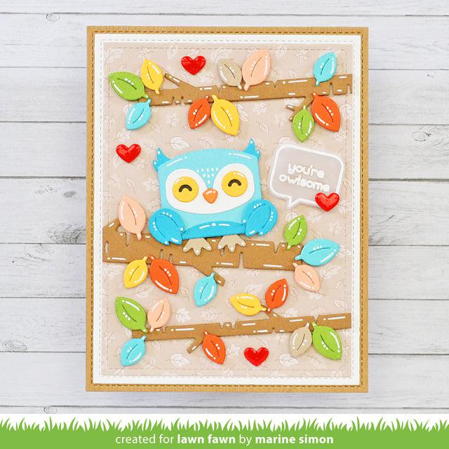 Lawn Fawn - Lawn Cuts - Tiny Gift Box Owl And Penguin Add-On-ScrapbookPal