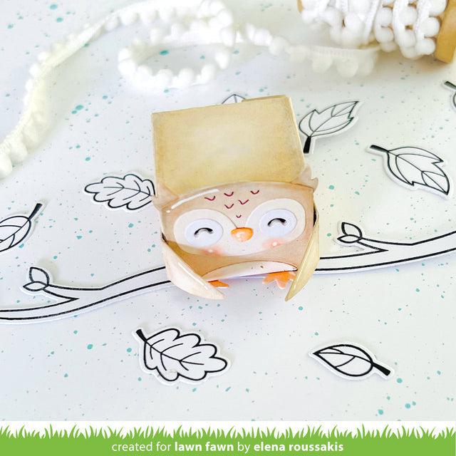 Lawn Fawn - Lawn Cuts - Tiny Gift Box Owl And Penguin Add-On-ScrapbookPal