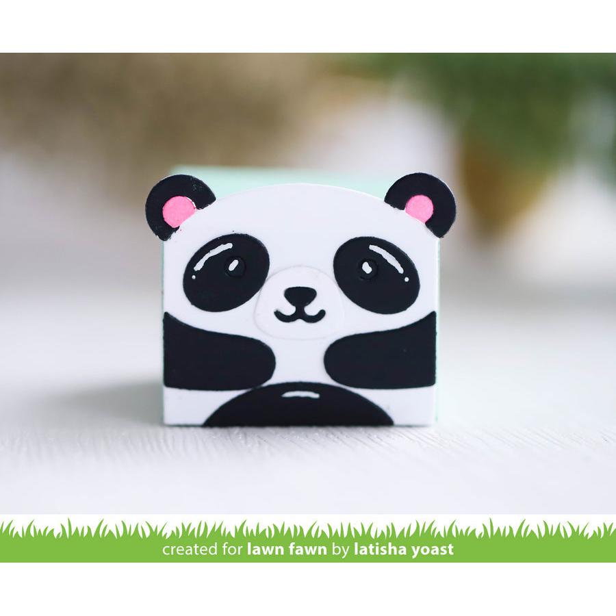 Lawn Fawn - Lawn Cuts - Tiny Gift Box Panda And Bear Add-On-ScrapbookPal