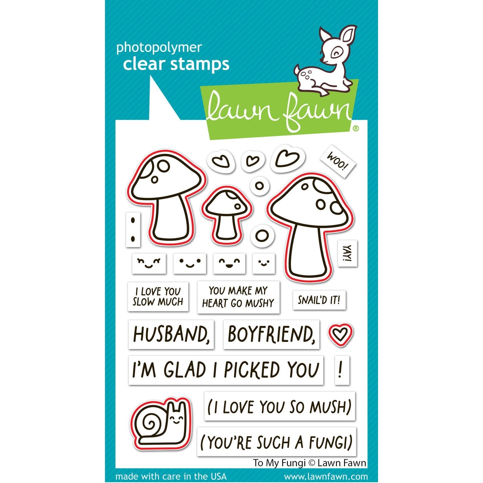 Lawn Fawn - Lawn Cuts - To My Fungi-ScrapbookPal