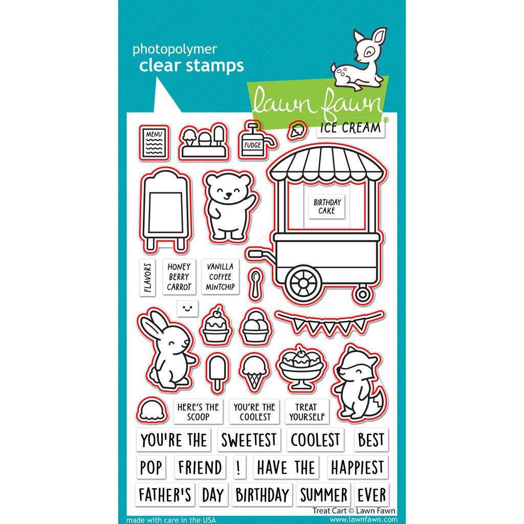 Lawn Fawn - Lawn Cuts - Treat Cart-ScrapbookPal