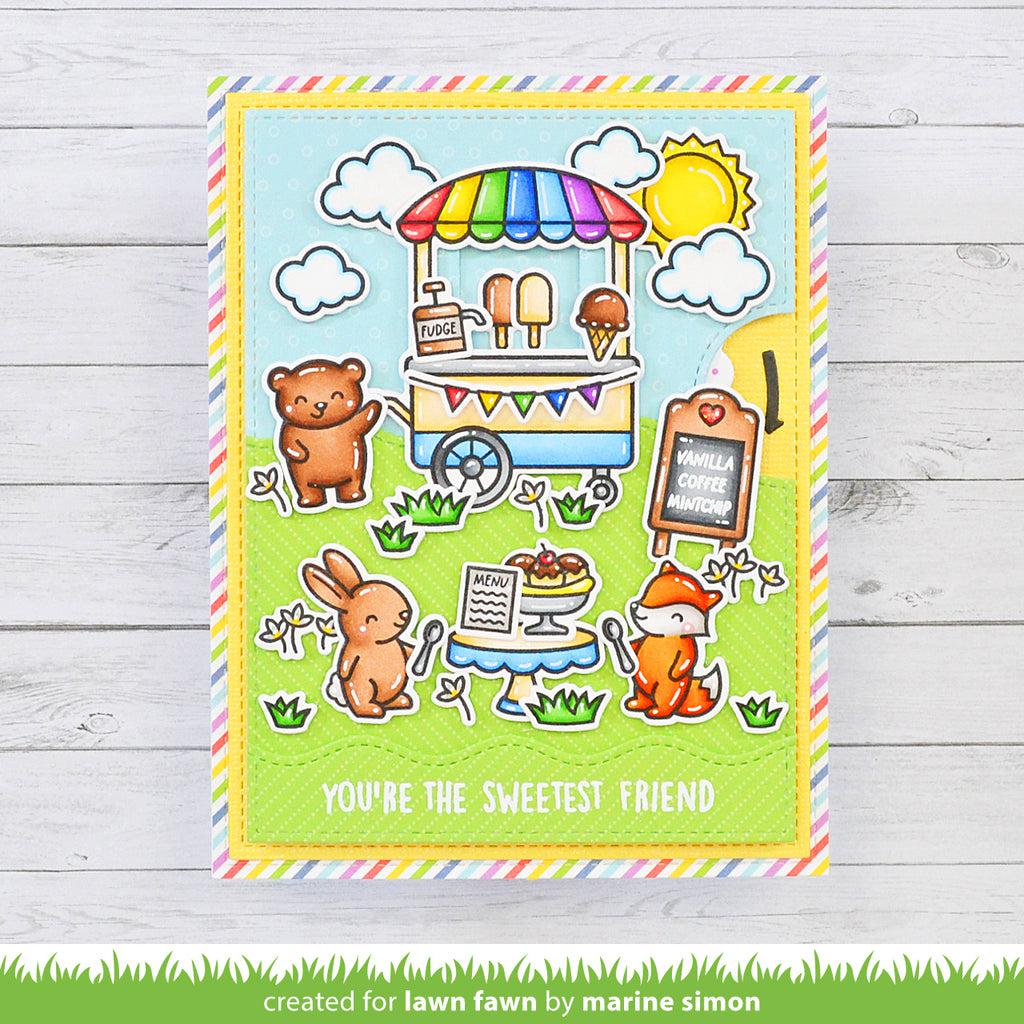 Lawn Fawn - Lawn Cuts - Treat Cart-ScrapbookPal