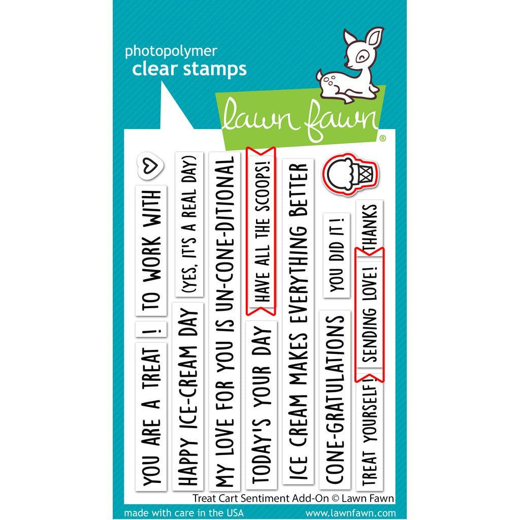 Lawn Fawn - Lawn Cuts - Treat Cart Sentiment Add-On-ScrapbookPal