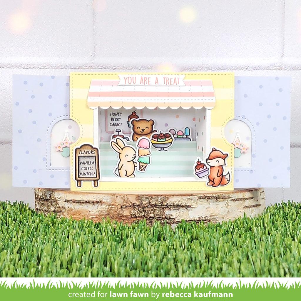 Lawn Fawn - Lawn Cuts - Treat Cart Sentiment Add-On-ScrapbookPal