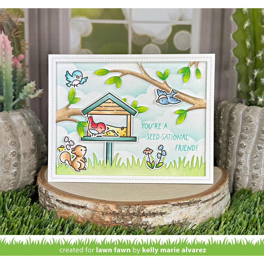 Lawn Fawn - Lawn Cuts - Tree Branches Backdrop: Landscape-ScrapbookPal