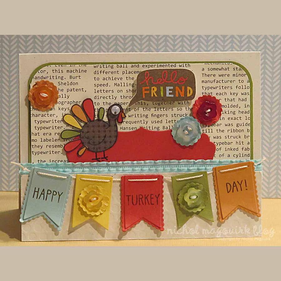 Lawn Fawn - Lawn Cuts - Turkey Day-ScrapbookPal