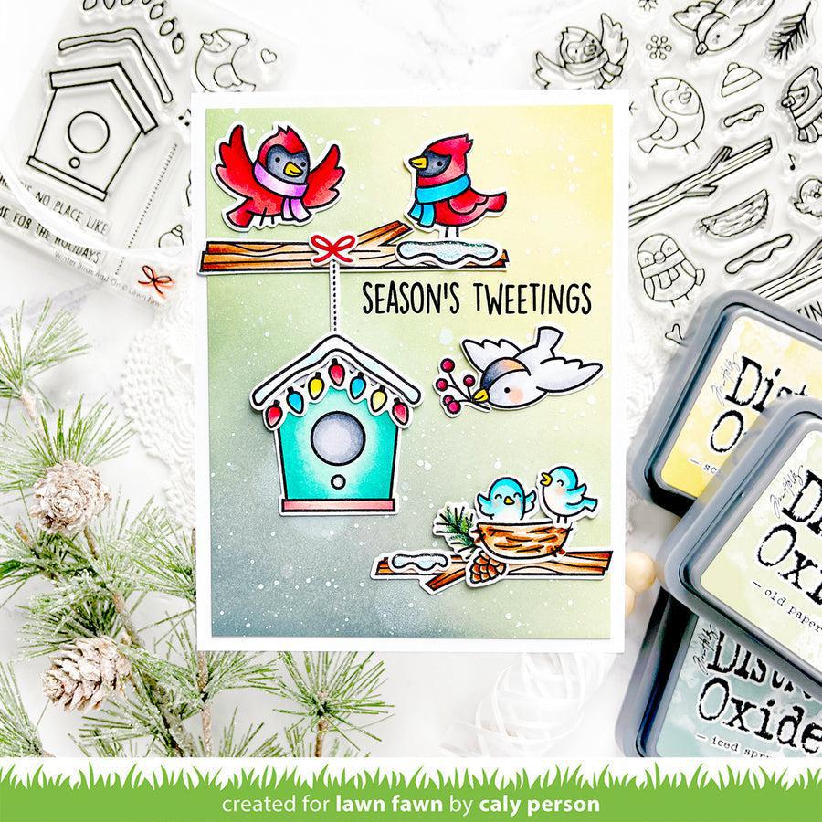 Lawn Fawn - Clear Stamps - Winter Birds Add-On-ScrapbookPal