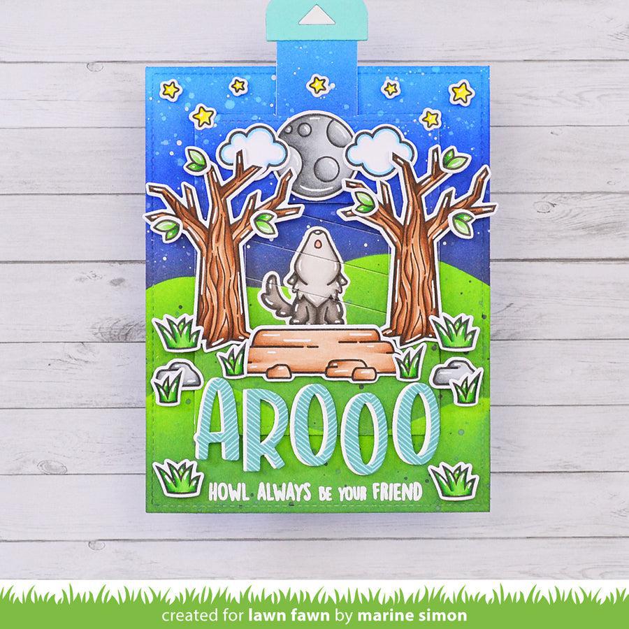Lawn Fawn - Lawn Cuts - Wolf Before 'N Afters-ScrapbookPal
