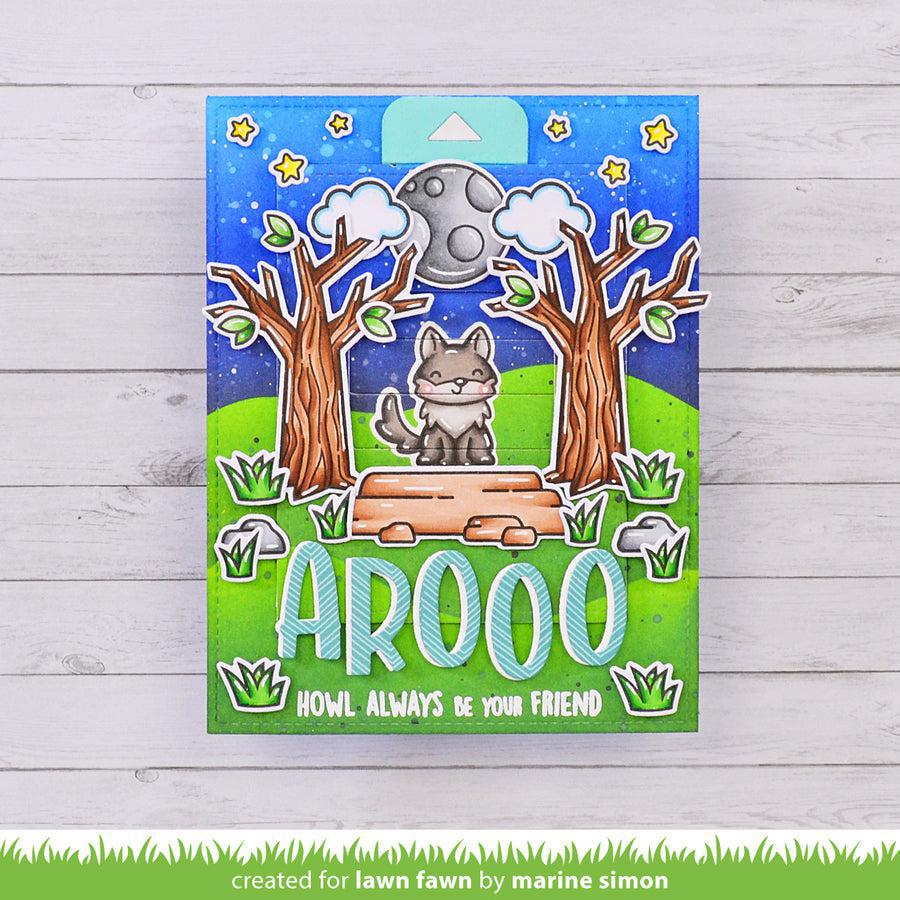 Lawn Fawn - Lawn Cuts - Wolf Before 'N Afters-ScrapbookPal