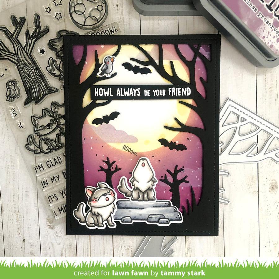 Lawn Fawn - Lawn Cuts - Wolf Before 'N Afters-ScrapbookPal