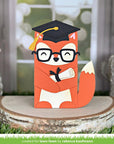 Lawn Fawn - Lawn Cuts - Woodland Critter Huggers Graduation Add-On-ScrapbookPal