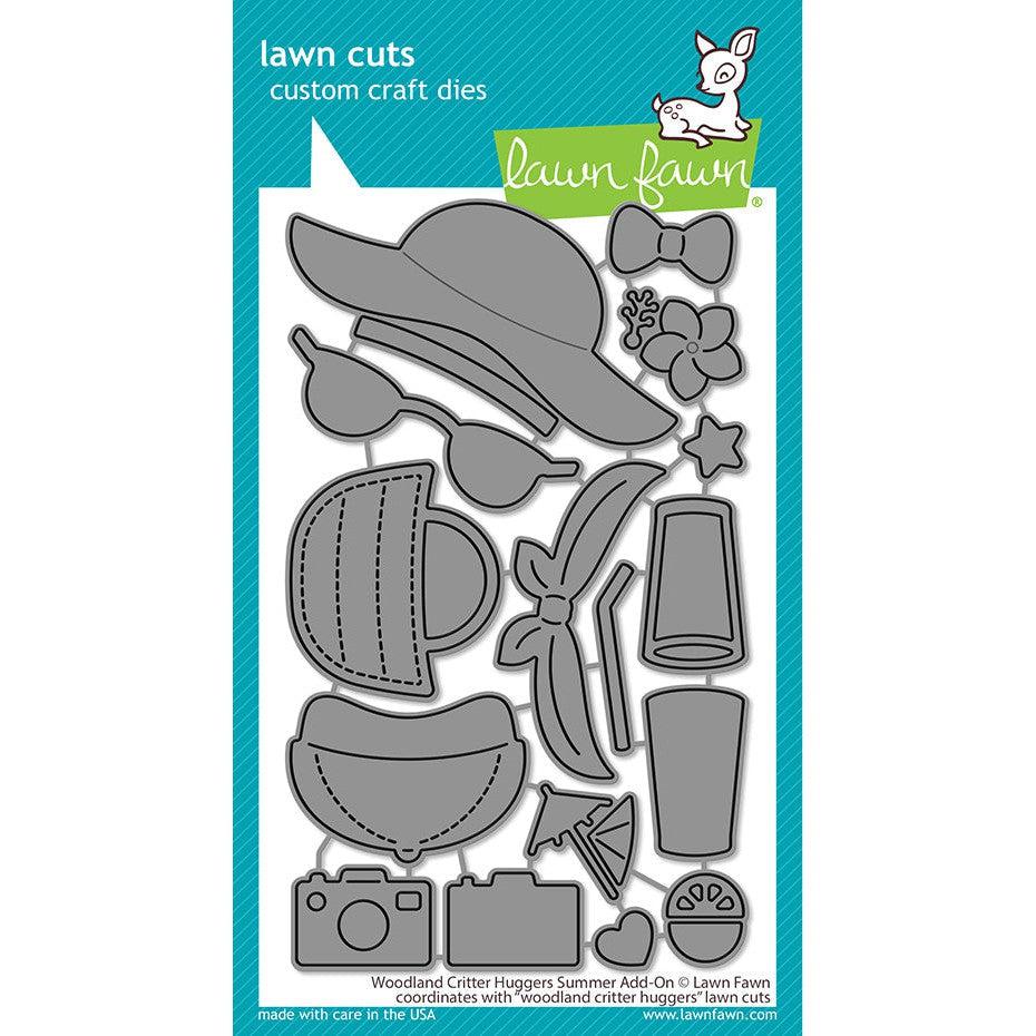 Lawn Fawn - Lawn Cuts - Woodland Critter Huggers Summer Add-On-ScrapbookPal