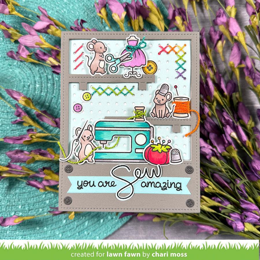 Lawn Fawn - Lawn Cuts - Workshop Backdrop: Portrait-ScrapbookPal