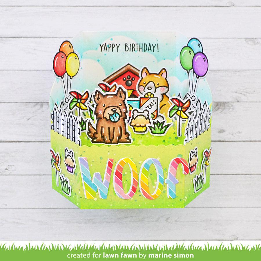 Lawn Fawn - Lawn Cuts - Yappy Birthday-ScrapbookPal
