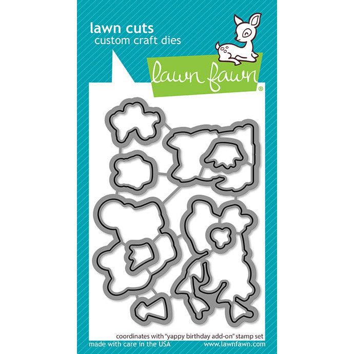 Lawn Fawn - Lawn Cuts - Yappy Birthday Add-on-ScrapbookPal
