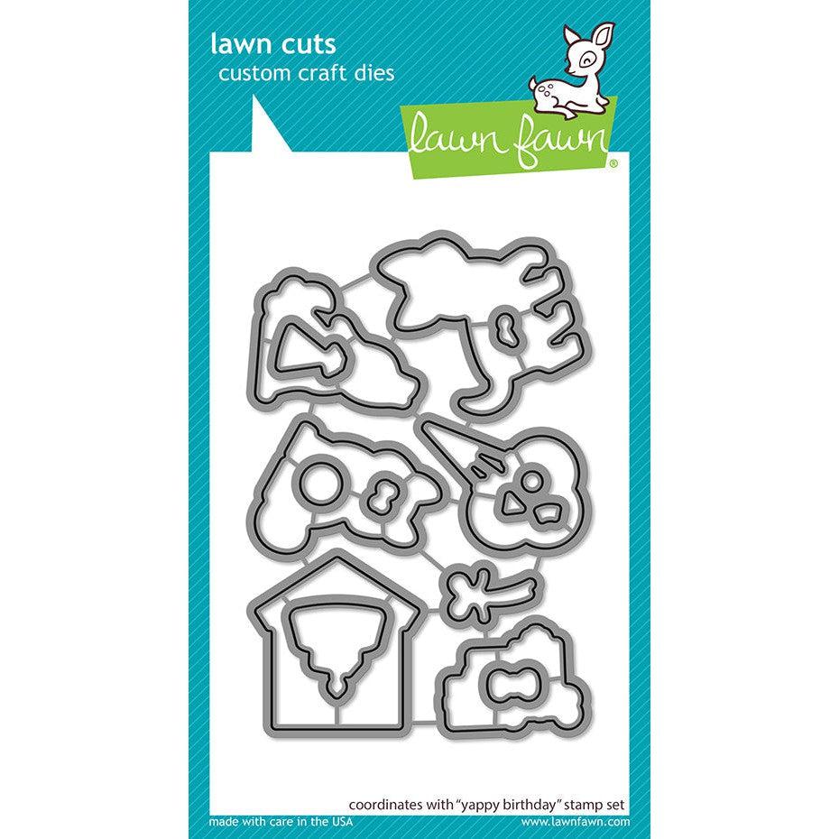 Lawn Fawn - Lawn Cuts - Yappy Birthday-ScrapbookPal