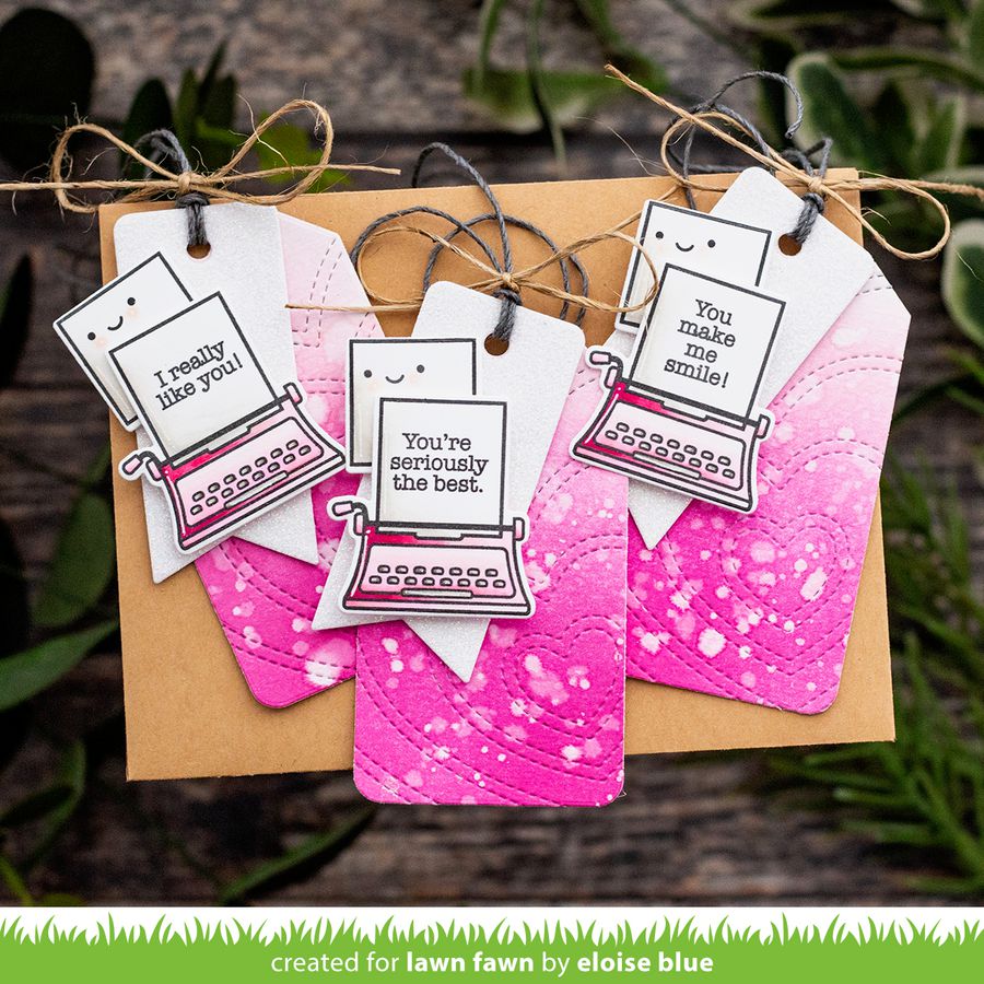 Lawn Fawn - Lawn Cuts - You're Just My Type-ScrapbookPal