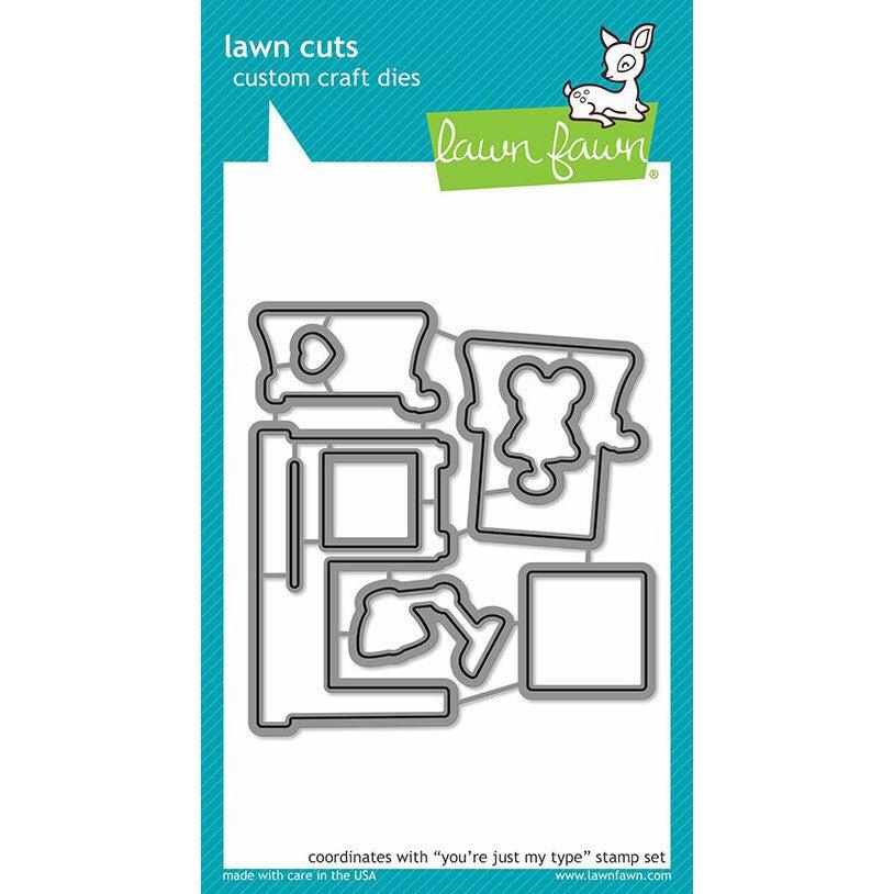 Lawn Fawn - Lawn Cuts - You're Just My Type-ScrapbookPal