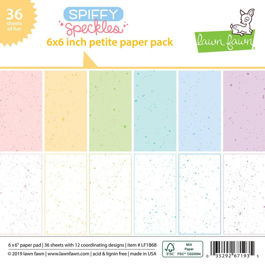 Lawn Fawn - Petite Paper Pack - Spifffy Speckles