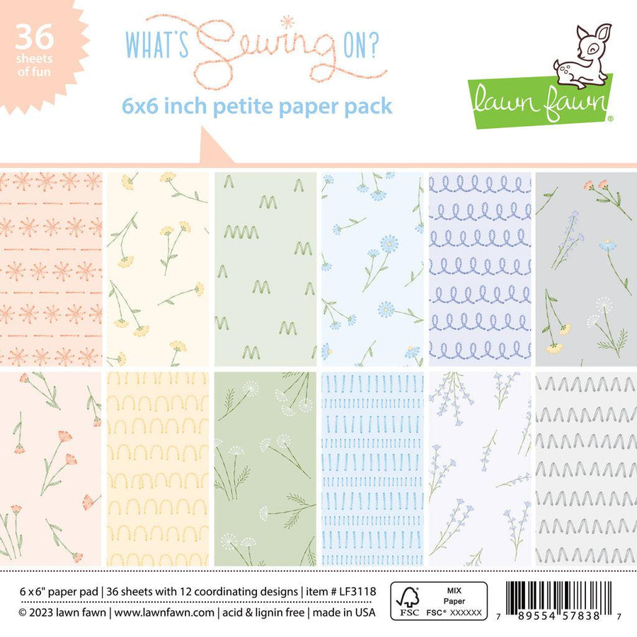 Lawn Fawn - Petite Paper Pack - What's Sewing On?