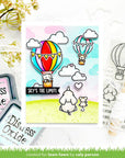 Lawn Fawn - Stencils - Cloud Background-ScrapbookPal