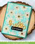 Lawn Fawn - Stencils - Daisy Bloom Background-ScrapbookPal