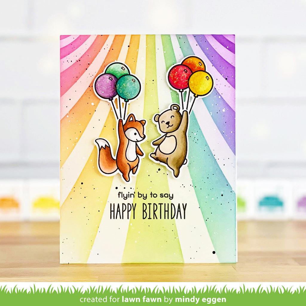 Lawn Fawn - Stencils - Draped Ribbons-ScrapbookPal