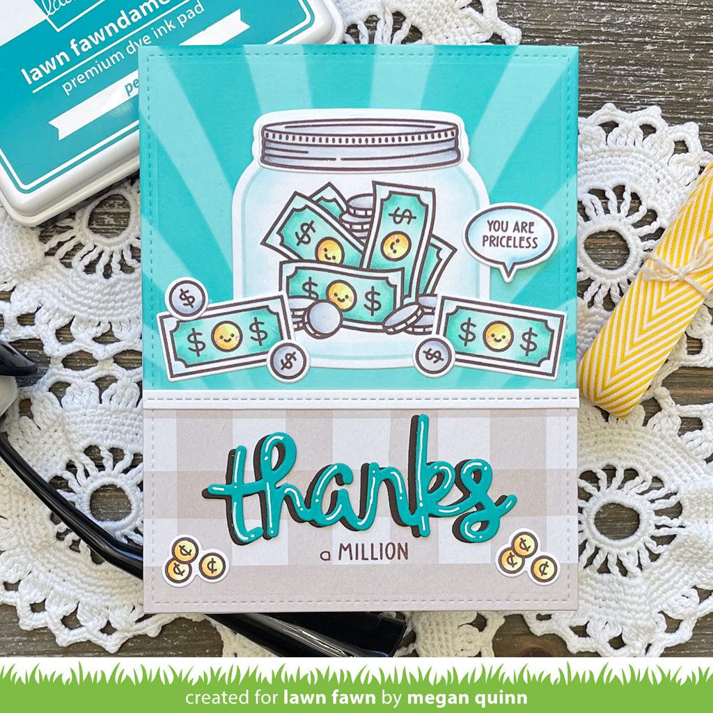 Lawn Fawn - Stencils - Draped Ribbons-ScrapbookPal
