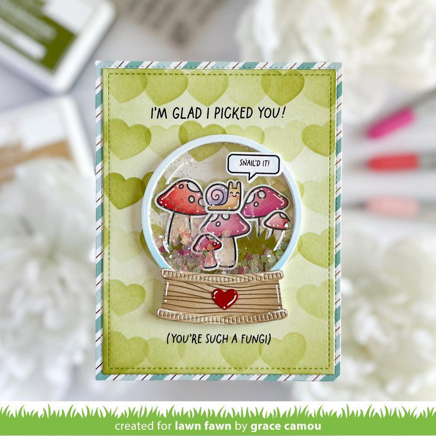 Lawn Fawn - Stencils - Layered Hearts Background-ScrapbookPal