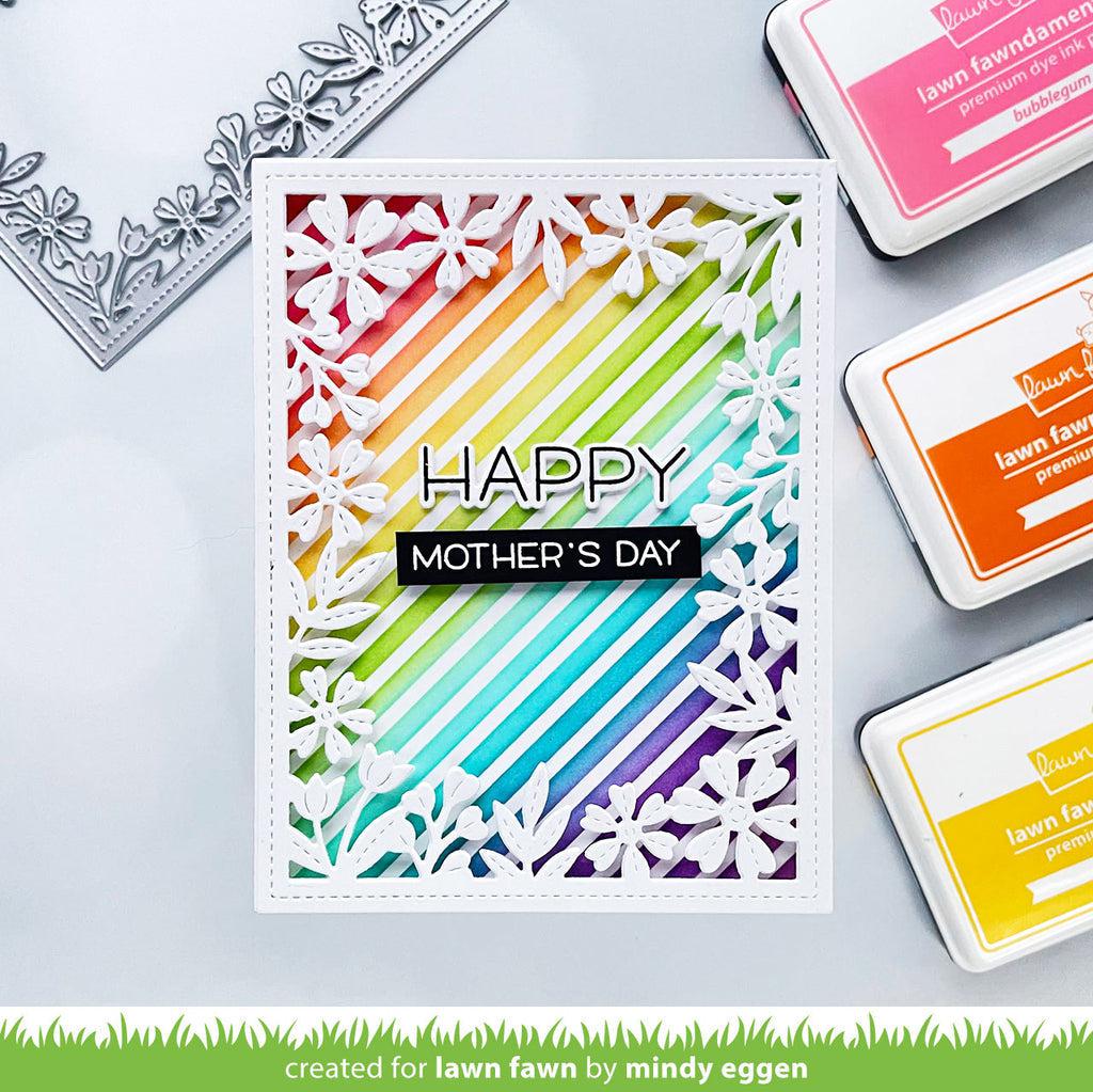 Lawn Fawn - Stencils - Skinny Stripes-ScrapbookPal