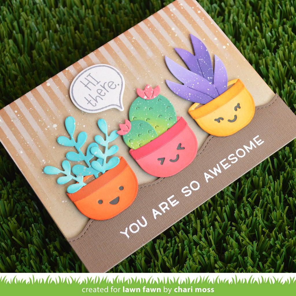 Lawn Fawn - Stencils - Skinny Stripes-ScrapbookPal