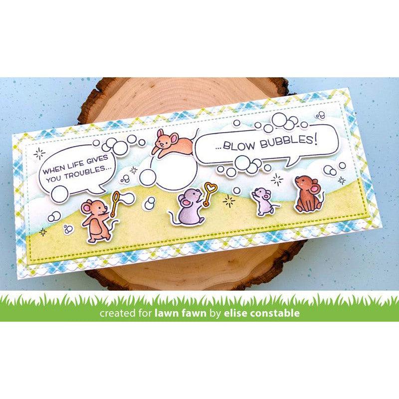 Lawn Fawn - Stencils - Slimline Hillside-ScrapbookPal