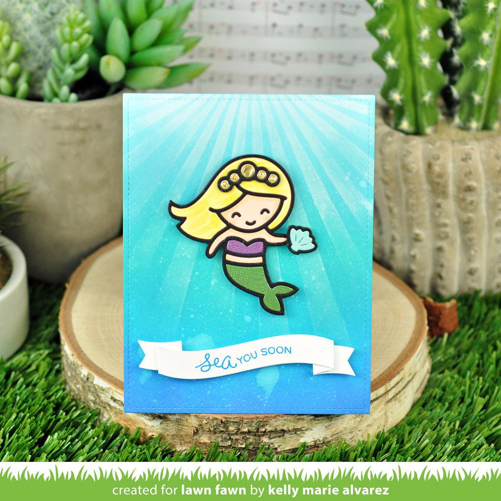 Lawn Fawn - Stencils - Sunray Background-ScrapbookPal