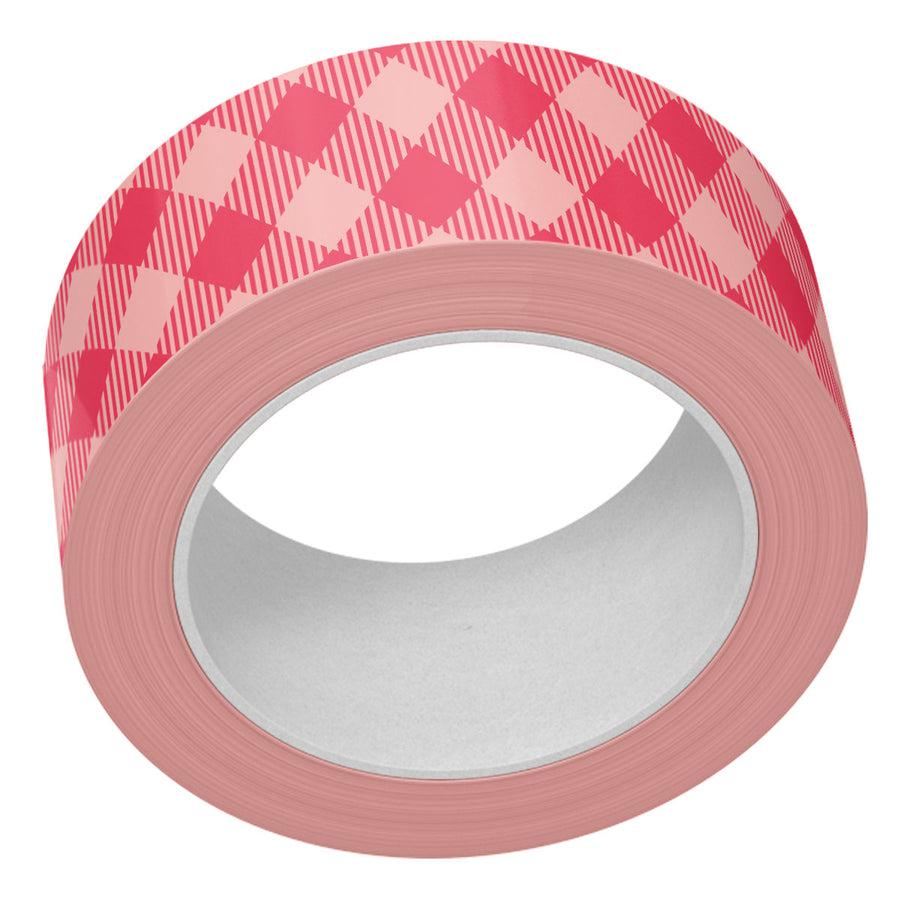 Lawn Fawn - Washi Tape - Pink Gingham-ScrapbookPal