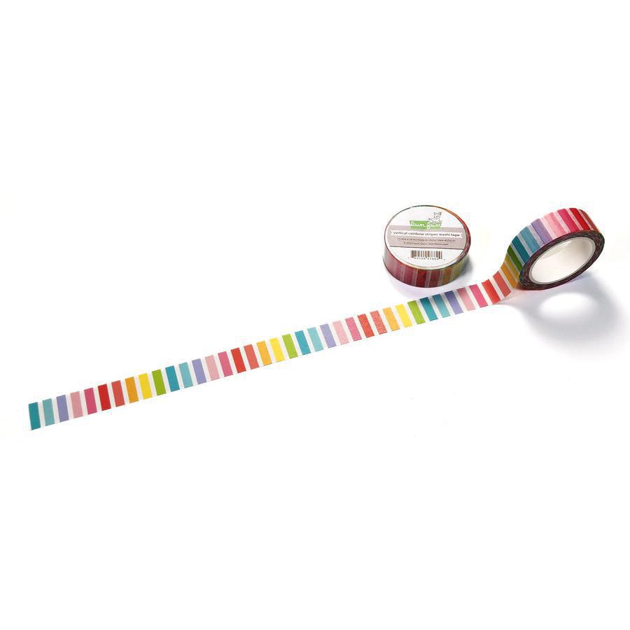 Lawn Fawn - Washi Tape - Vertical Rainbow Stripes-ScrapbookPal