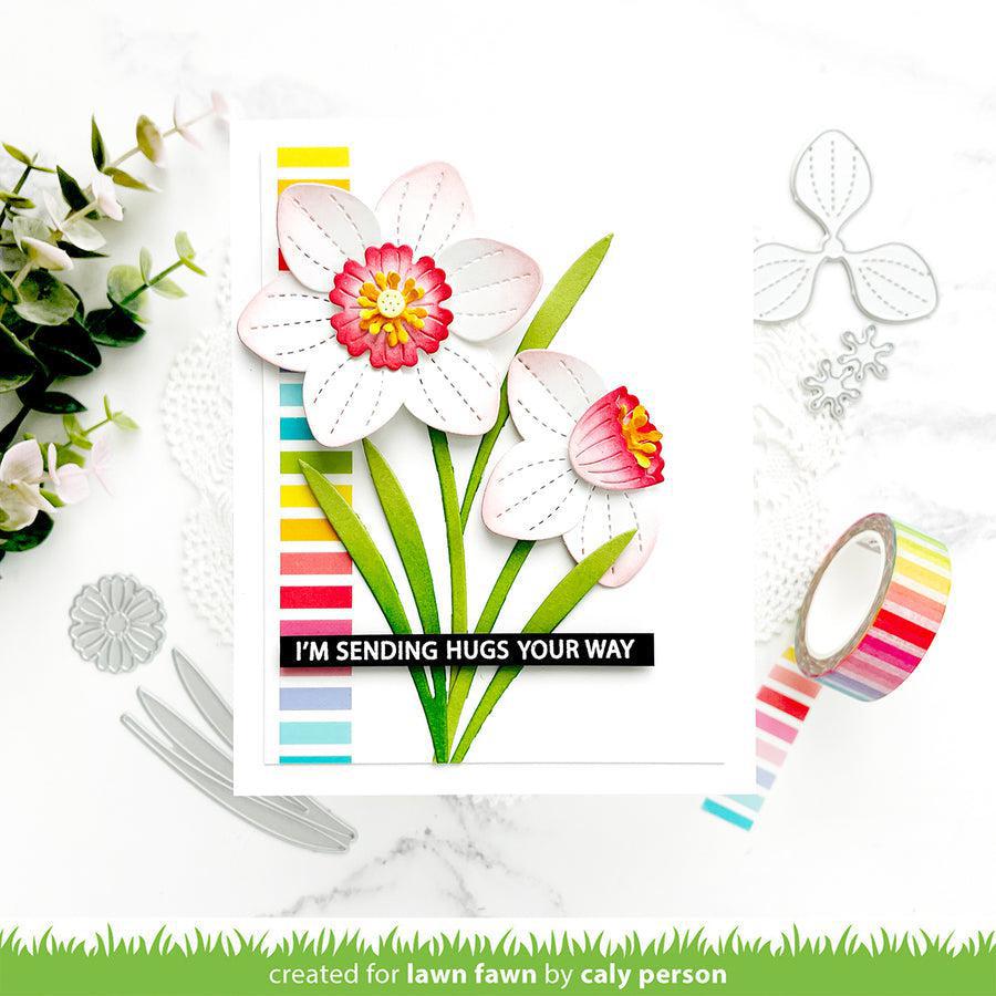 Lawn Fawn - Washi Tape - Vertical Rainbow Stripes-ScrapbookPal