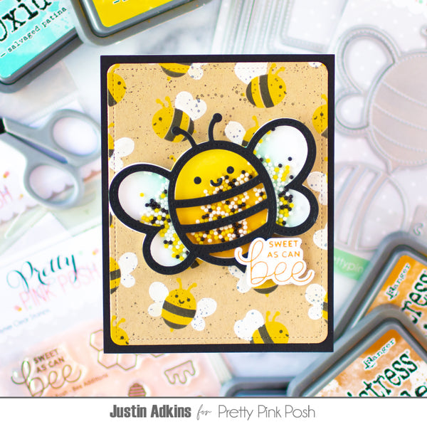 Pretty Pink Posh - Stencils - Layered Bees